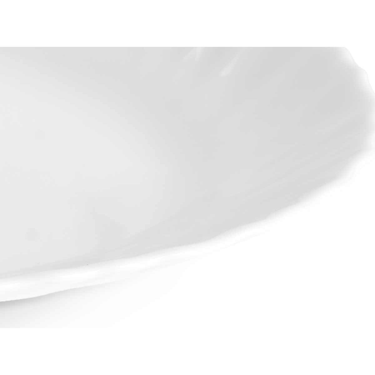 Serving Platter Vivalto White Opaline glass 25 x 2 x 19 cm (24 Units)